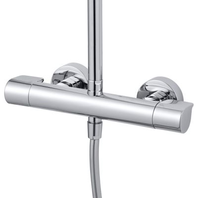 Colonne de douche thermostatique GoodHome Cavally