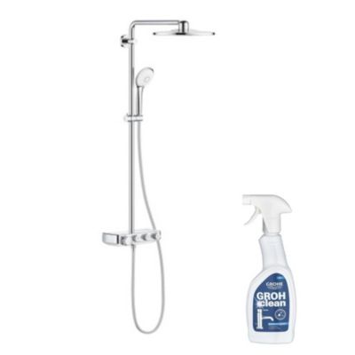 Colonne de douche thermostatique GROHE Euphoria SmartControl System 310 Duo avec nettoyant GrohClean