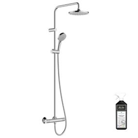 Colonne de douche thermostatique HANSGROHE Vernis Blend 2 jets + nettoyant