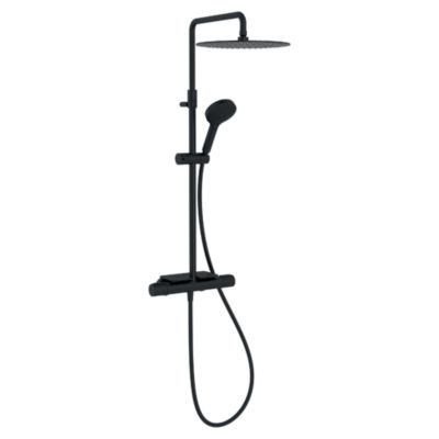 Colonne de douche thermostatique JACOB DELAFON Metro noir mat