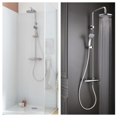 Colonne de douche thermostatique JACOB DELAFON Simone 4 jets