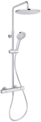 Colonne de douche thermostatique JULY+ Chrome avec mitigeur et ...