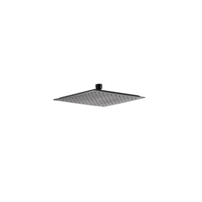 Colonne de douche thermostatique noir mat avec pomme de tête et douchette, GoodHome Kozo