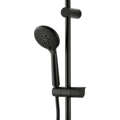 Colonne de douche thermostatique noir mat GoodHome Cavally