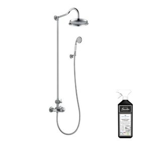 Colonne de douche thermostatique recoupable PAINI Lady's Chrome + nettoyant Briochin