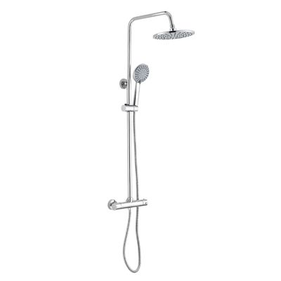 Colonne de douche thermostatique, Système de douche thermostatique Trente-huit degrés Celsius , Couleur argent