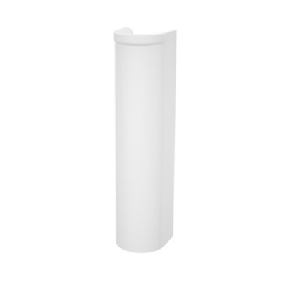 Colonne de lavabo en céramique blanc brillant l.17,3 x H.67,9 x P.16,9 cm Tasi GoodHome