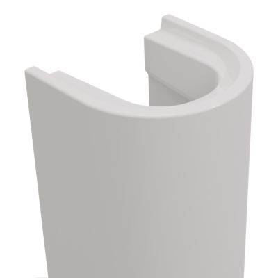 Colonne de lavabo en céramique blanche blanche l.21 x H.70,3 x P.18,5 cm, GoodHome Endell