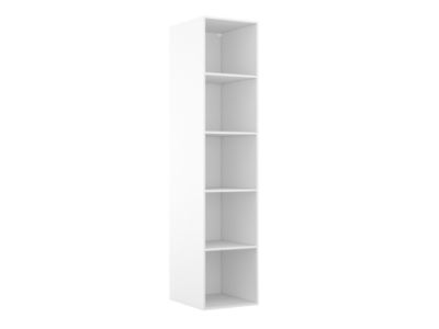 Colonne de rangement blanche 5 tablettes GoodHome Atomia H. 225 x L. 50 x P. 58 cm