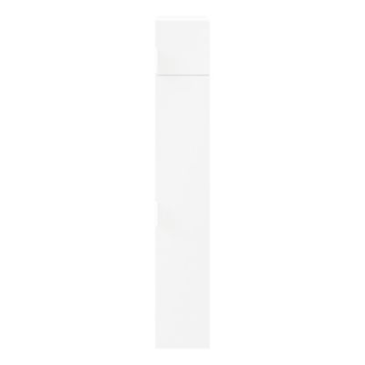 Colonne de rangement blanche GoodHome Atomia avec portes battantes H. 187,5 x L. 37,5 x P. 47 cm