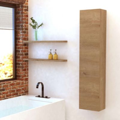 Colonne de rangement salle de bain l.35 x P.25 x H.110 cm - NOFER 11Art