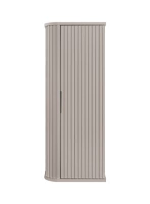 Colonne de salle de bain, cachemire, poignée noire, 79 x 35,5 x 31,5 cm