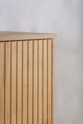 Colonne de salle de bain, chêne Craft, poignée argenté, 79 x 35,5 x 31,5 cm