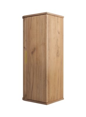 Colonne de salle de bain, chêne Craft, poignée doré, 79 x 35,5 x 31,5 cm