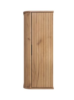 Colonne de salle de bain, chêne Craft, poignée noire, 79 x 35,5 x 31,5 cm