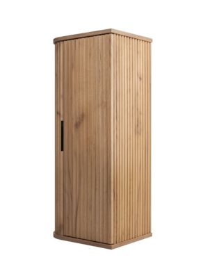 Colonne de salle de bain, chêne Craft, poignée noire, 79 x 35,5 x 31,5 cm