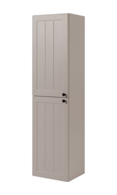 Colonne de salle de bain de style classique, cachemire 35 x 136 x 27 cm, poignée noire