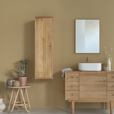 Colonne de salle de bain en bois massif