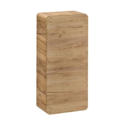 Colonne de salle de bain ERBANO  Chene clair  35x75 cm  1 porte  Style contemporain
