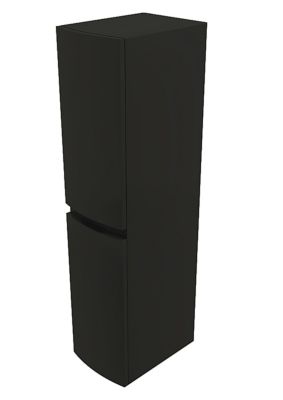 Colonne de salle de bain graphite mat Vague 30 cm