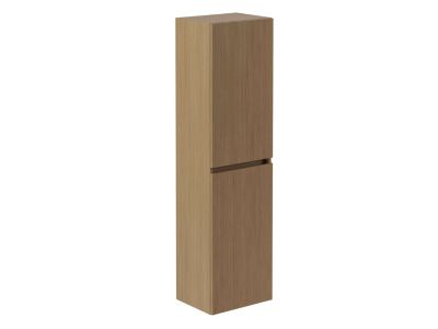 Colonne de salle de bain KIVE 2 portes 150x40x31,6 cm chêne T-BATH