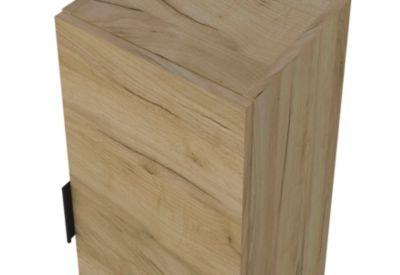 Colonne de salle de bain LYO 2 portes 140x30x27 cm chêne T-BATH