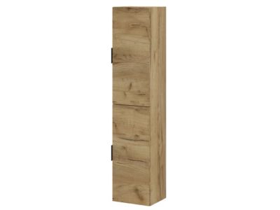 Colonne de salle de bain LYO 2 portes 140x30x27 cm chêne T-BATH