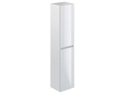 Colonne de salle de bain NELI 2 portes 140x30x27 cm blanc T-BATH