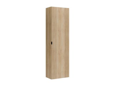 Colonne de salle de bain suspendue - Coloris naturel clair - H140 cm - FILOR