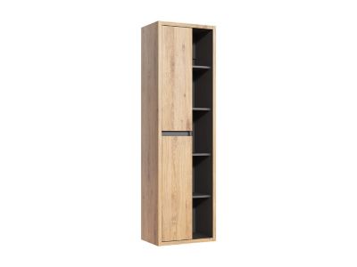 Colonne de salle de bain suspendue - Coloris naturel clair - H170 cm - PURNAL