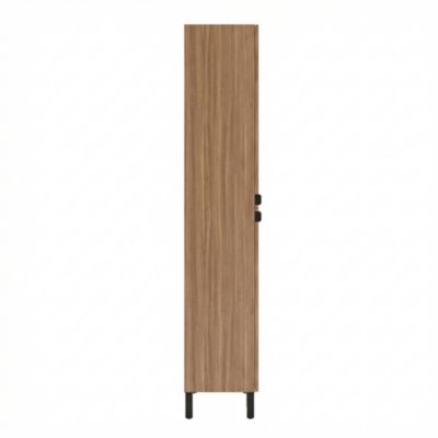 Colonne de salle de bains 2 portes effet noyer parona l. 30 x H. 176 x P. 32 cm Otto