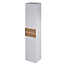 Colonne de salle de bains à suspendre ouverture gauche Archi blanc mat H. 160 x L. 35 cm