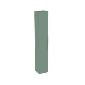 Colonne de salle de bains à suspendre Pamili vert sauge mat 30 cm