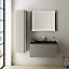 Colonne de salle de bains à suspendre Pura gris H. 150 cm