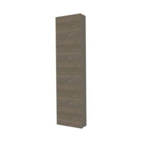 Colonne de salle de bains aspect chêne fumé Calao 45 cm