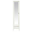 Colonne de salle de bains avec miroir GoodHome Perma blanc H. 185 cm