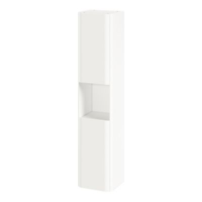 Colonne de salle de bains blanc l.35 x H.160 x P.35 cm GoodHome Nevado