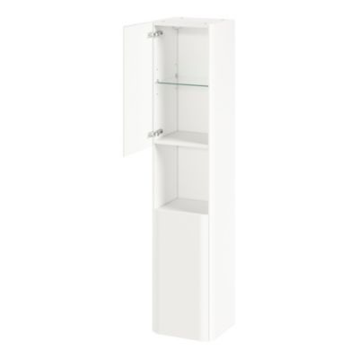 Colonne de salle de bains blanc l.35 x H.160 x P.35 cm GoodHome Nevado