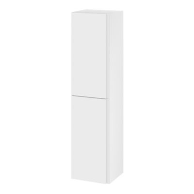 Colonne de salle de bains blanc mat 2 portes l.40 x H.160 x P.36 cm Levanna