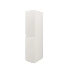 Colonne de salle de bains blanc mat Vague 30 cm
