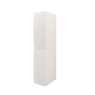 Colonne de salle de bains blanc mat Vague 40 cm