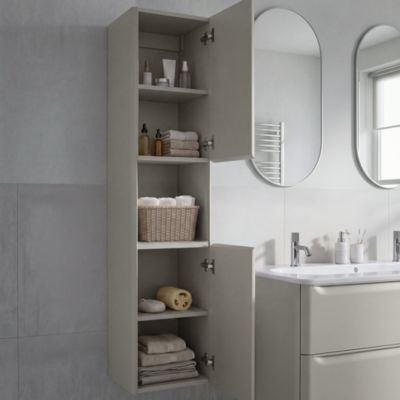 Colonne de salle de bains cachemire l.35 x H.160 x P.32 cm GoodHome Nevado