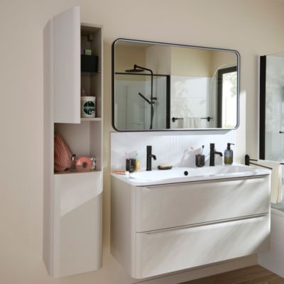 Colonne de salle de bains cachemire l.35 x H.160 x P.32 cm GoodHome Nevado
