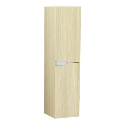 Colonne de salle de bains effet bois 2 portes 1 tiroir l.30 x H.120 x P.30 cm, Tolima