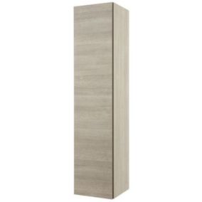 Colonne de salle de bains effet chêne clair l.35 x H.155 x P.35,6 cm, Calao