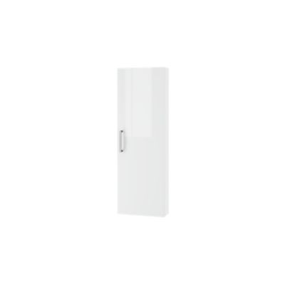 Colonne de salle de bains faible profondeur blanc brillant l.40 x H.120 x P.15 cm GoodHome Imandra