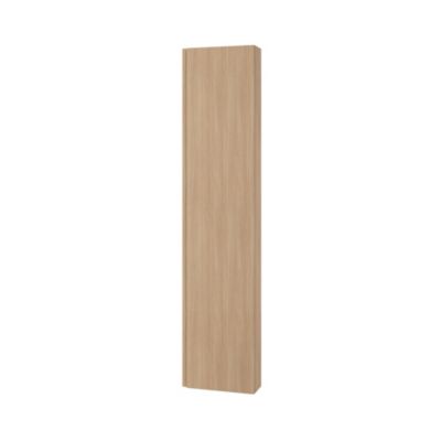 Colonne de salle de bains faible profondeur effet chêne clair l. 40 x H. 180 x P. 15 cm GoodHome Imandra
