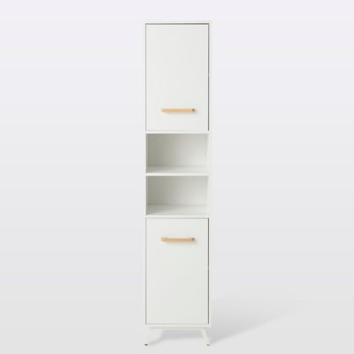 Colonne de salle de bains GoodHome Ladoga blanc L. 40 x H. 190 x P. 36 cm