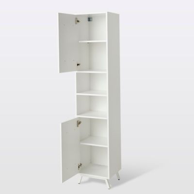 Colonne de salle de bains GoodHome Ladoga blanc L. 40 x H. 190 x P. 36 cm