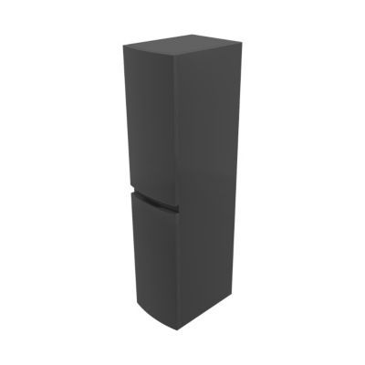 Colonne de salle de bains gris anthracite Vague 30 cm